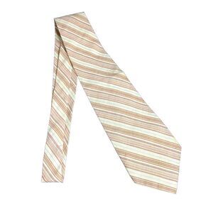 #6703 Brown Red Green Tan Mens Necktie, Tie